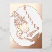 5" x 7" ホリデー フォイル カード (正面)