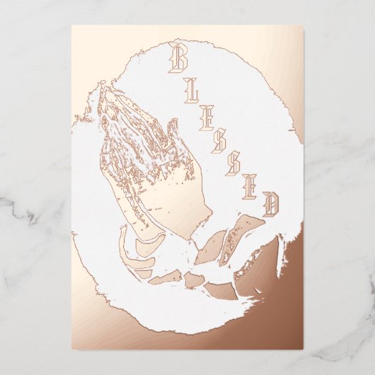 5" x 7" ホリデー フォイル カード (正面)