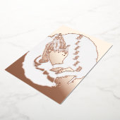 5" x 7" ホリデー フォイル カード (回転した状態)