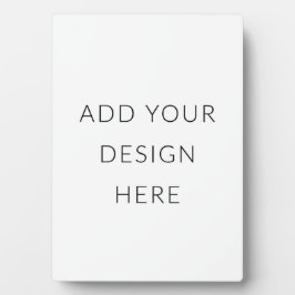 5" x 7"ポートレート印刷 フォトプラーク