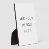 5" x 7"ポートレート印刷 フォトプラーク (側面)