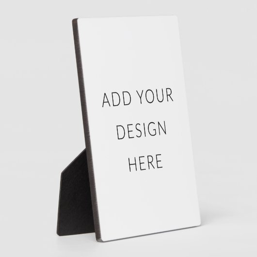 5" x 7"ポートレート印刷 フォトプラーク (側面)