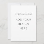 5" x 7" ポートレート招待状の印刷 招待状 (正面)