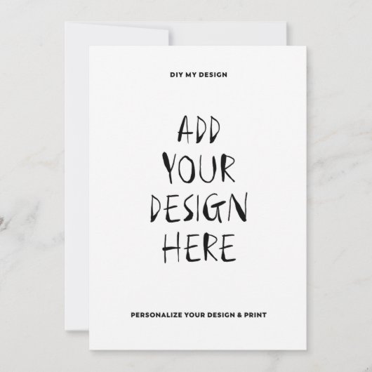 5" x 7" ポートレート カード (正面)