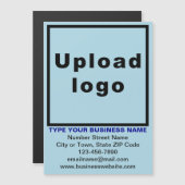 5" x 7"ライトブルー磁気カードのビジネスブランド (正面/裏面)