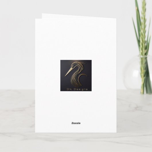 5" x 7"折り畳みホリデーカードサンタのクッキー シーズンカード (裏面)