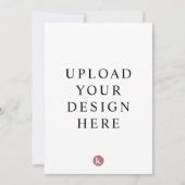 5" x 7" 招待状 (正面)