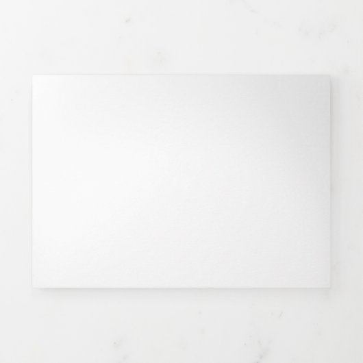 5" x 7" 3つ折り文字プログラム 三つ折りプログラム (カバー)