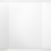 5" x 7" 3つ折り文字プログラム 三つ折りプログラム (内部中)