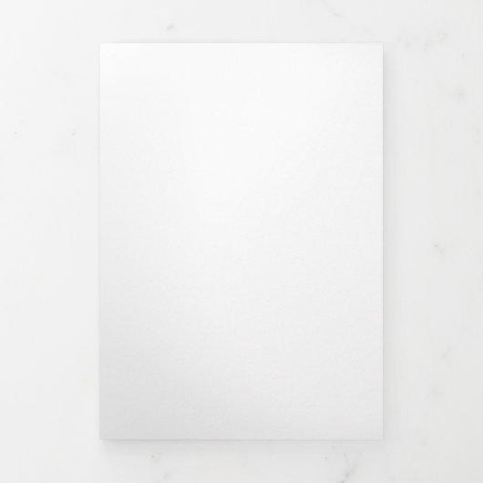 5" x 7" 3つ折り文字折りカード 三つ折りカード (カバー)