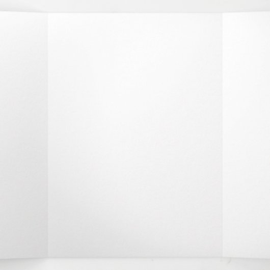 5" x 7" 3つ折り文字折りカード 三つ折りカード (内部中)