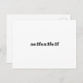 5" x 7" 3つ折り文字折りホリデーカード シーズンポストカード (正面/裏面)