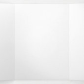 5" x 7" 3つ折り文字折りホリデーカード 三つ折りクリスマスカード (内部中)