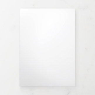 5" x 7" 3つ折り文字折りホリデーカード 三つ折りクリスマスカード