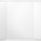 5" x 7" 3つ折り文字折りホリデーカード 三つ折りクリスマスカード (内部中)