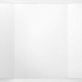 5" x 7" 3つ折り文字折りホリデーカード 三つ折りクリスマスカード (内部中)