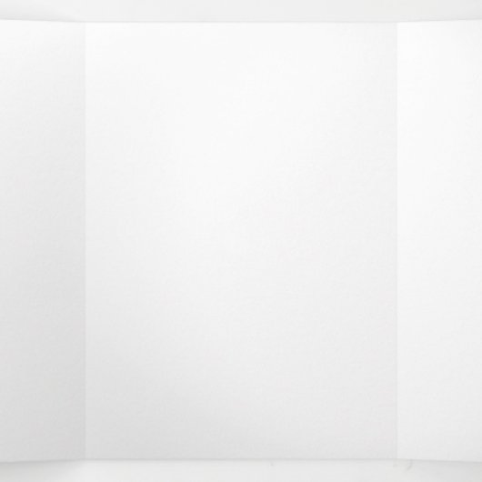 5" x 7" 3つ折り文字折りホリデーカード 三つ折りクリスマスカード (内部中)