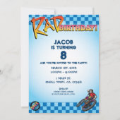 5 x 7 BMXの誕生日の招待状 招待状 (裏面)