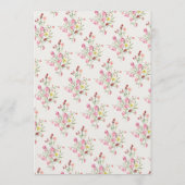 5 X 7 spring floral arch Guest Names Table Number (裏面)