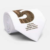 5 Year Anniversary - Wood Anniversary Milestone ネクタイ (ロール)