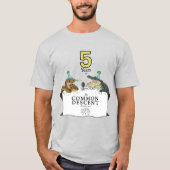 5 Years of Common Descent Podcast Tシャツ (正面)