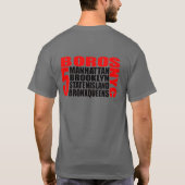 5Boros NYCのTシャツ Tシャツ (裏面)