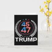 5gの醜いクリスマスの汗よりもトランプの方が良いカバレッジ カード (黄色い花)