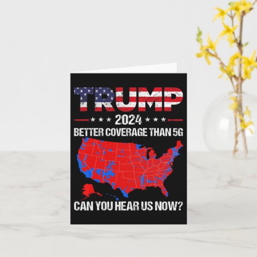 5gよりもトランプの方がカバレッジが良い今、私たちを聞くことができる カード (黄色い花)