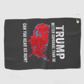 5Gよりもトランプの方がカバレッジが良い今、私たちを聞くことができる ゴルフタオル (横)