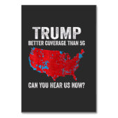 5Gよりもトランプの方がカバレッジが良い今、私たちを聞くことができる テーブルナンバー (正面)