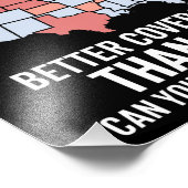 5Gよりもトランプの方がカバレッジが良い今、私たちを聞くことができる フォトプリント            (角)