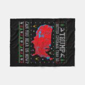 5gよりもトランプの方がカバレッジが良い今、私たちを聞くことができる フリースブランケット (正面(横))