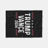 5gよりもトランプの方がカバレッジが良い今、私たちを聞くことができる フリースブランケット (正面(横))