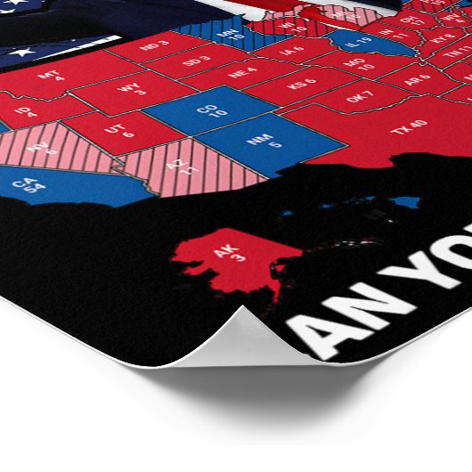 5gよりもトランプの方がカバレッジが良い今、私たちを聞くことができる ポスター (角)