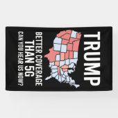 5Gよりもトランプの方がカバレッジが良い今、私たちを聞くことができる 横断幕 (横)