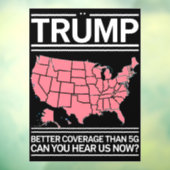 5Gよりもトランプの方が良いカバレッジを聞こえるか？ ウィンドウサイン (シート3)