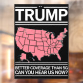 5Gよりもトランプの方が良いカバレッジを聞こえるか？ ウィンドウサイン (シート2)