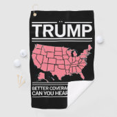 5Gよりもトランプの方が良いカバレッジを聞こえるか？ ゴルフタオル (インサイチュ)