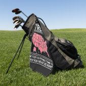 5Gよりもトランプの方が良いカバレッジを聞こえるか？ ゴルフタオル (グリーン)