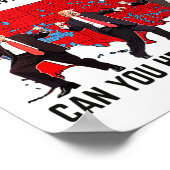 5gより良いカバレッジを聞くことができるトランプのダンス ポスター (角)