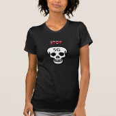 5G反対 ドクロ Tシャツ (正面)