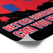 5g政治地図よりもトランプの方が良い報道2 ポスター (角)