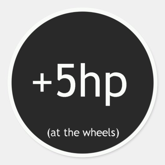 +5HP ラウンドシール (正面)