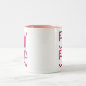 5ifty 5iveホットピンクマグ ツートーンマグカップ (中央)