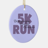 5Kは紫色を走ります セラミックオーナメント (右)