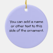 5Kは紫色を走ります セラミックオーナメント (裏面)