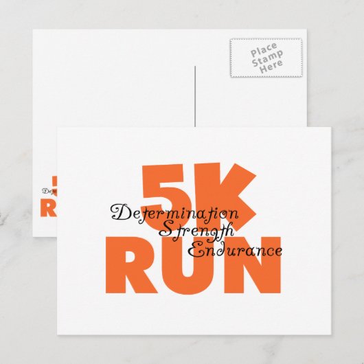 5Kオレン走ジ ポストカード (正面/裏面)