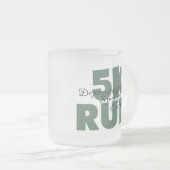 5Kグ走ローンスポーツ走ズ フロストグラスマグカップ (正面右)