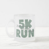 5Kグ走ローンスポーツ走ズ フロストグラスマグカップ (左)