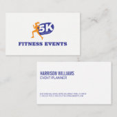 5Kマラソランニングン |フィットネスイベント 名刺 (正面/裏面)